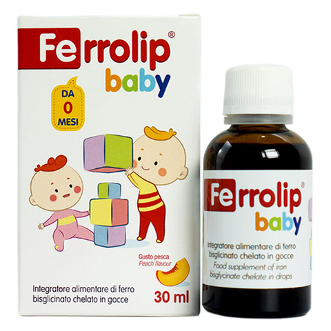  Sắt hữu cơ dành cho bé Ferrolip baby 30ml 