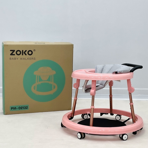  Xe tập đi Zoko có tay vịn màu hồng PM-02132 