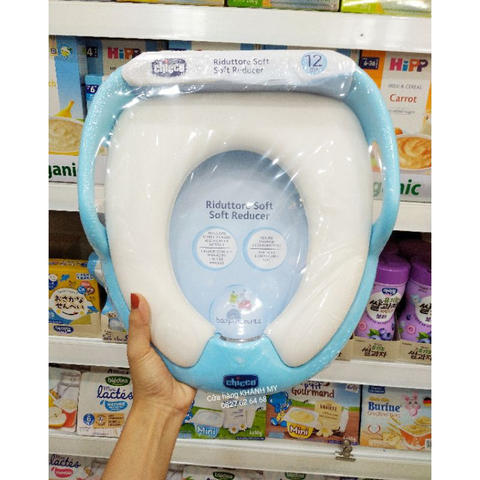  Bệ bồn cầu Chicco màu xanh 