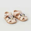 Sandal quai đan minnie hồng sữa