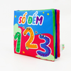 Sách vải 12x12cm Số đếm Pipo