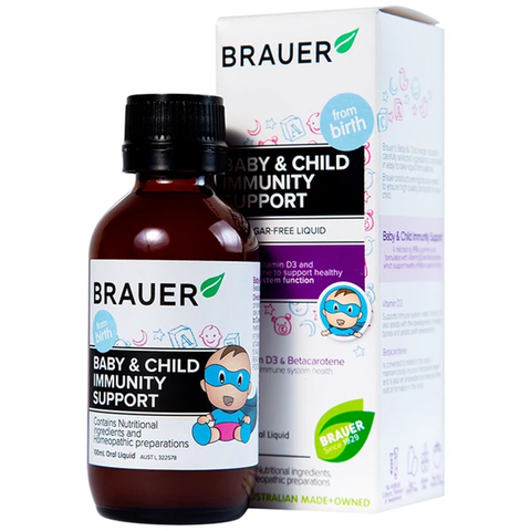  Siro Tăng Sức Đề Kháng Brauer Baby & Child Immunity ( từ 6M) 