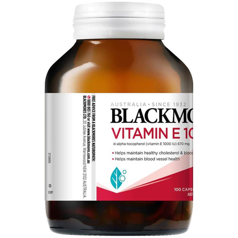  Viên Blackmores Natural E1000 bổ sung vitamin E (100 viên) 