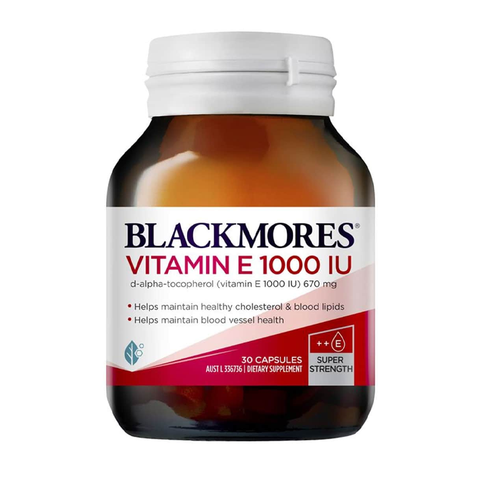  Viên Blackmores Natural E1000 bổ sung vitamin E (30 viên) 