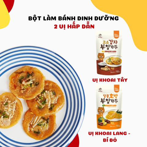  Bột làm bánh bí đỏ, khoai, hạt dẻ Topkore 