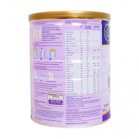  Sữa bột Anmum Materna Vani 800g 