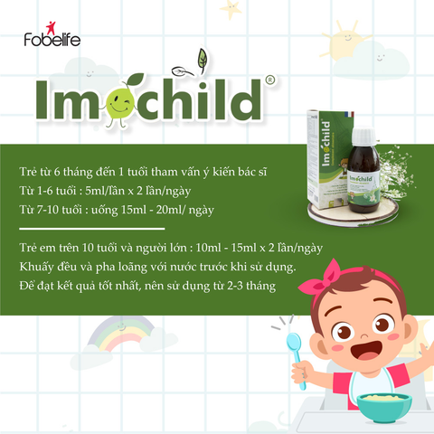  Siro tăng đề kháng Imochild 125ml 