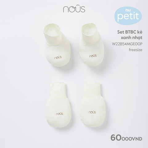  Set BTBC Nous kẻ xanh nhạt 