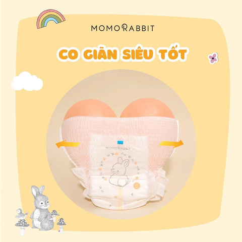  Bỉm quần Momo Rabbit Comfort Fit dành cho bé mông đùi to 