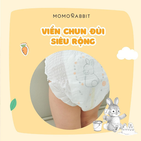  Bỉm quần Momo Rabbit Comfort Fit dành cho bé mông đùi to 