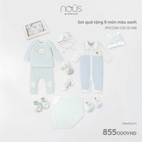  Set quà tặng 9 món Nous Newborn 