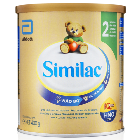  Sữa bột Similac IQ HMO số 2 - 400g (6-12 tháng) New 