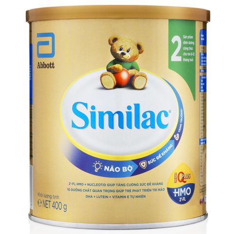  S-Sữa similac số 2 IQ HMO 6-12 tháng 400g 