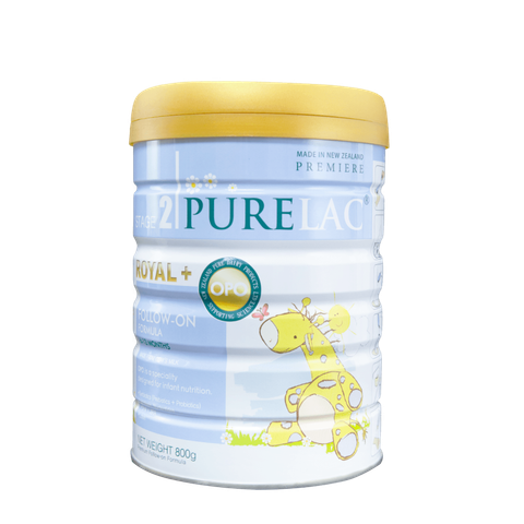  Sữa PureLac Royal+ Follow-on Formula số 2 (800g) cho bé 6 - 12 tháng 