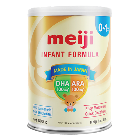  Sữa bột Meiji nhập khẩu số 0 (800g) cho bé 0-12 tháng 