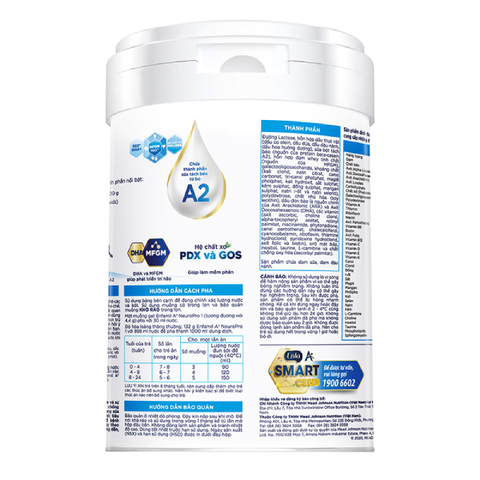  Sữa Enfamil A2 NeuroPro số 1 800g 0 - 6M 