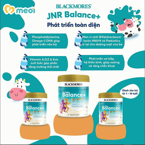  Sữa Blackmores JNR Balance+ 850g (1-10 tuổi) 