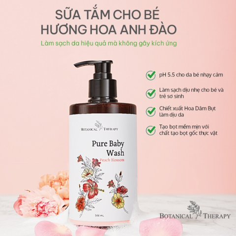  Sữa tắm Botanical Therapy hoa anh đào 500ml 0M+ 