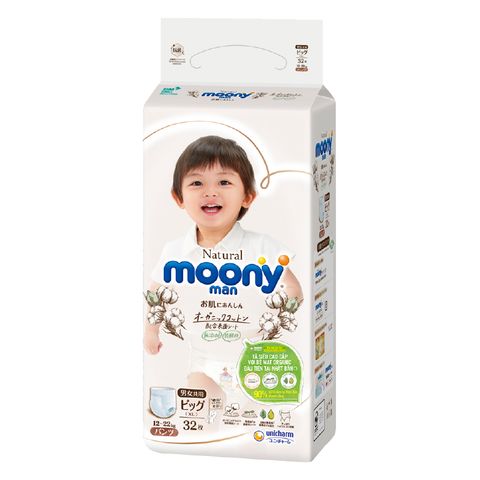  Bỉm quần Moony Natural 