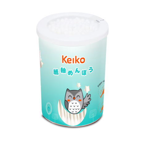  Tăm bông 1 đầu xoắn cho người lớn Keiko 180pcs 