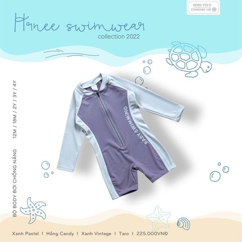  Body bơi CN Hrnee taro size 3-4Y 