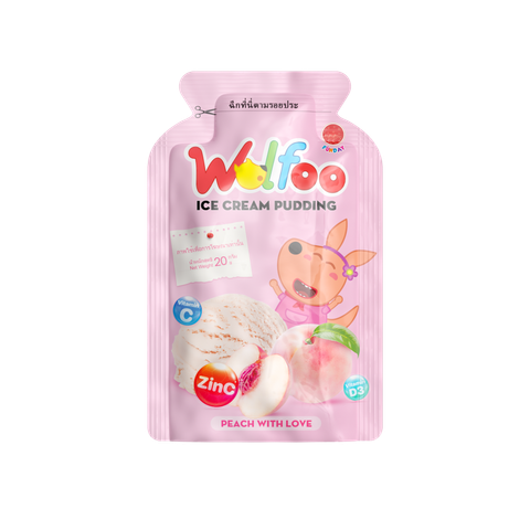  Kem Pudding Wolfoo vị trái cây 120g 