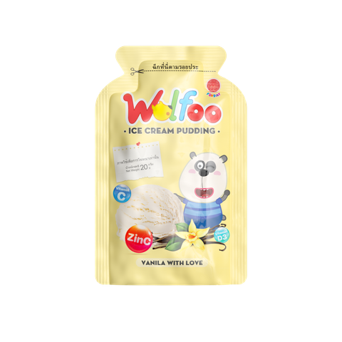  Kem Pudding Wolfoo vị trái cây 120g 