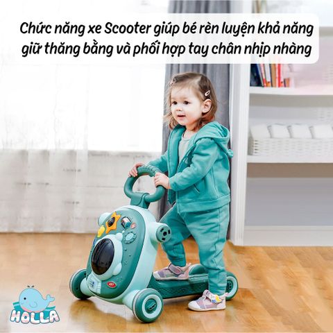  Xe tập đi 3in1 Holla 02153 xanh dương 