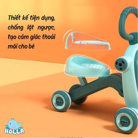  Xe tập đi 3in1 Holla 02153 xanh lá 