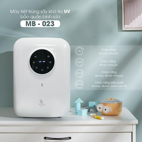  Máy tiệt trùng tia UV và bảo quản bình sữa Moaz BeBe MB-023 