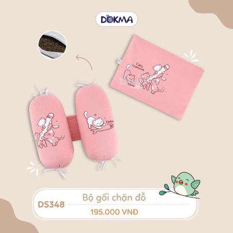  Set gối + chặn vỏ đỗ Dokma DS348 