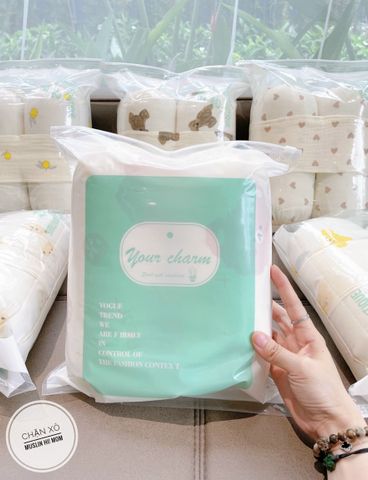  Gối chặn bông Hi Mom xô Muslin 