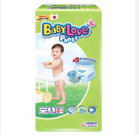  Bỉm quần Baby Love size L48+2 