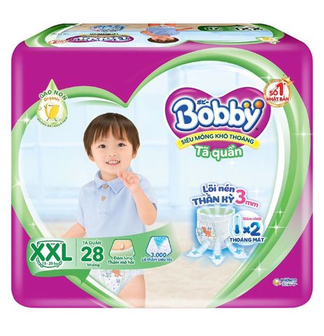  Bỉm quần Bobby XXL28 