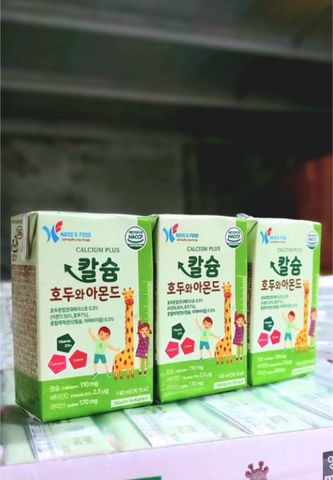  Sữa tăng chiều cao Calcium Plus Kang's Food 140ml 1Y+ (24 hộp) 