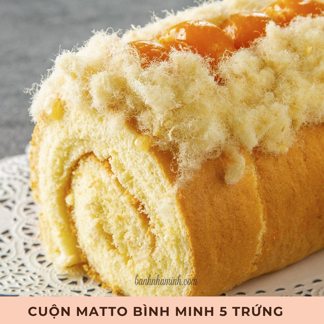 Cuộn bông lan trứng muối bình minh