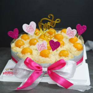 Cupcakes trứng muối Sinh Nhật SN25