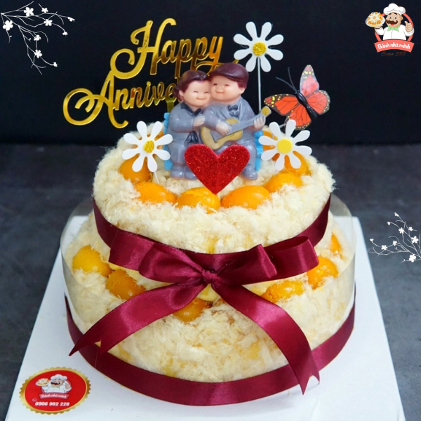 Bánh tiệc 2 tầng cao cấp