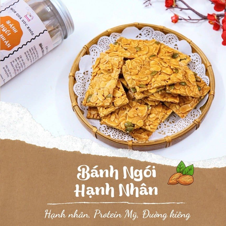Bánh Ngói ăn kiêng Keto bổ sung bột Protein Mỹ