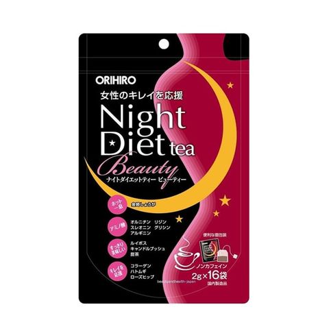 Trà giảm cân ban đêm Orihiro Night Diet Tea Beauty (16 gói x 2g)