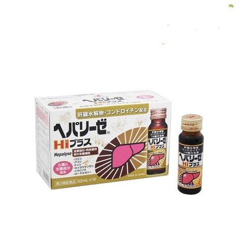 Nước uống bổ gan Hepalyse Hi Plus Nhật Bản (10 chai x 50ml)