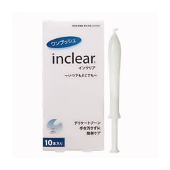 Dung dịch vệ sinh và se khít vùng kín Inclear Nhật Bản (Hộp 10 ống)