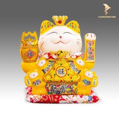 Mèo Thần Tài Vẫy Tay - Lộc Tài Hưng Thịnh (29cm;32cm)