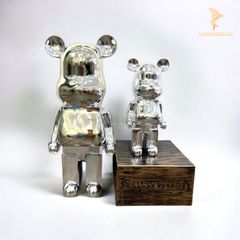 Tượng Mô Hình Gấu Bearbrick Mạ Điện 80cm