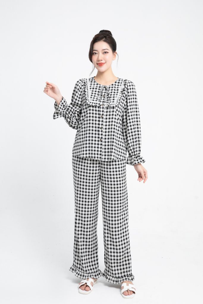 BỘ ĐỒ KẺ GINGHAM HW09702