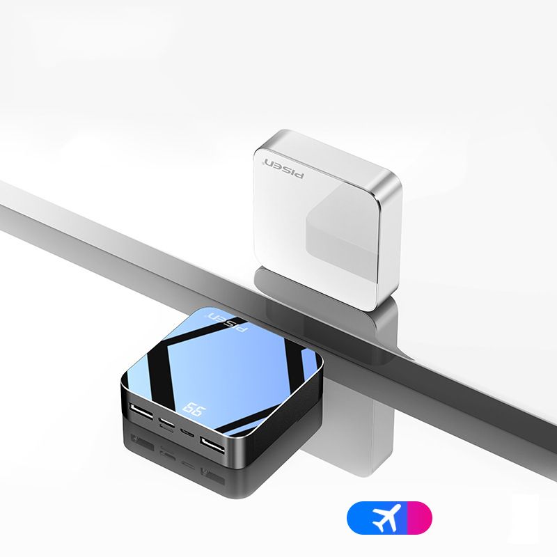 Sạc dự phòng PISEN Mini Mirror 10000mAh - FastCharging - Thời trang, thông minh , sành điệu