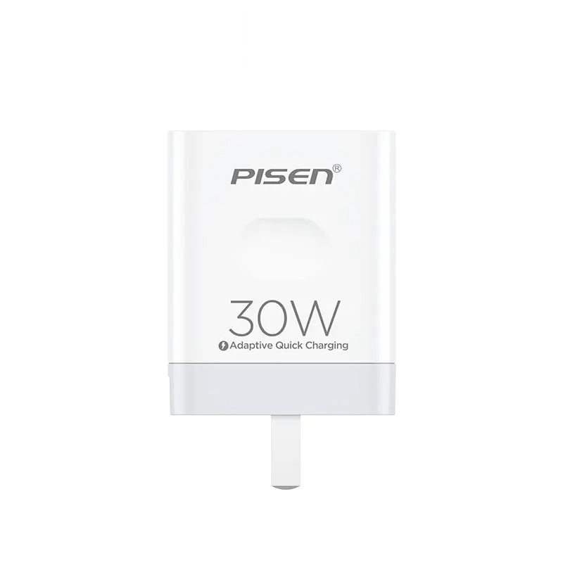 Sạc PISEN Quick Dual Port QP 30W (Lightning & Type-C ) - Bộ sạc nhanh 30W, 2 cổng