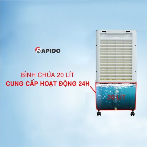 XẢ KHO Quạt điều hoà không khí Rapido 3000-M. MIỄN PHÍ VẬN CHUYỂN TOÀN QUỐC