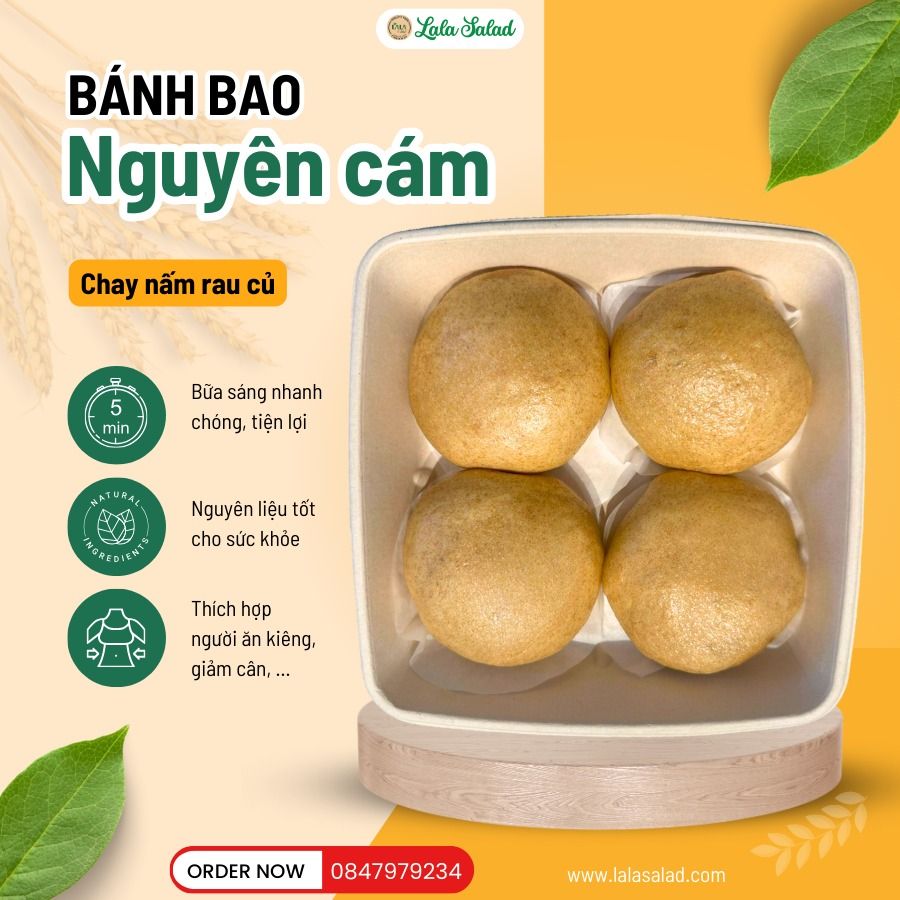 Bánh Bao Nguyên Cám