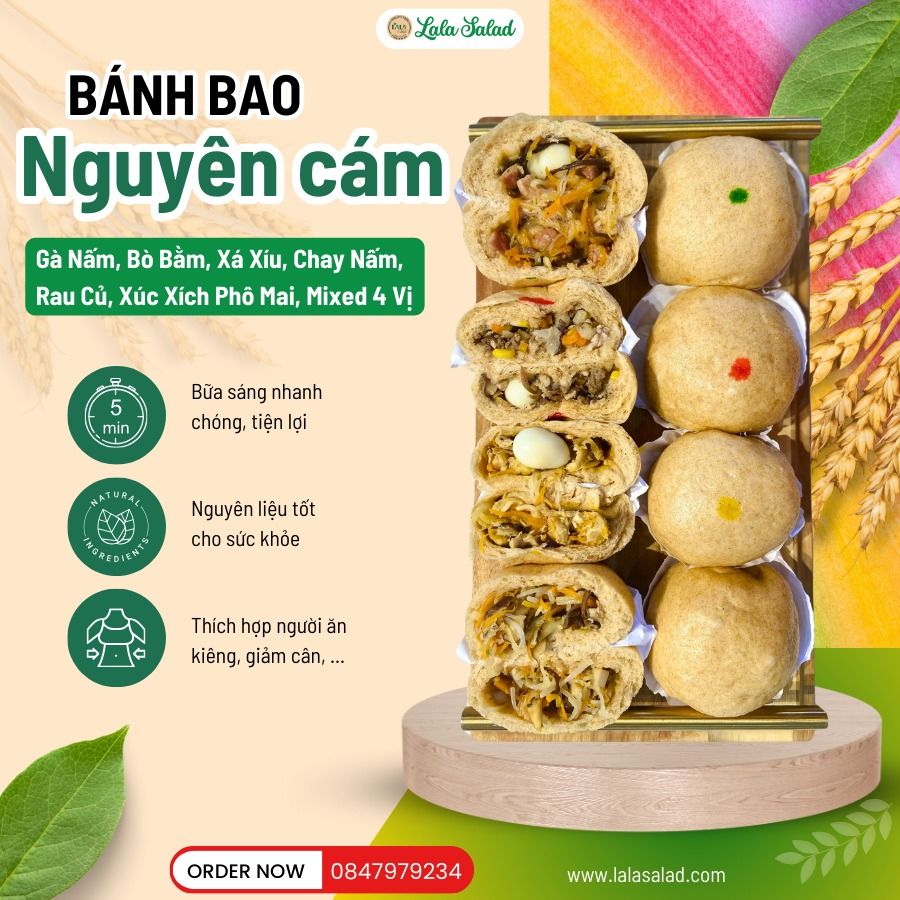 Bánh Bao Nguyên Cám